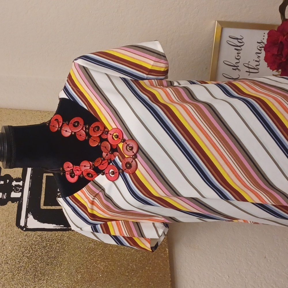 Multi color shift dress